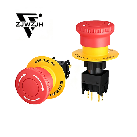 Metal push button switch