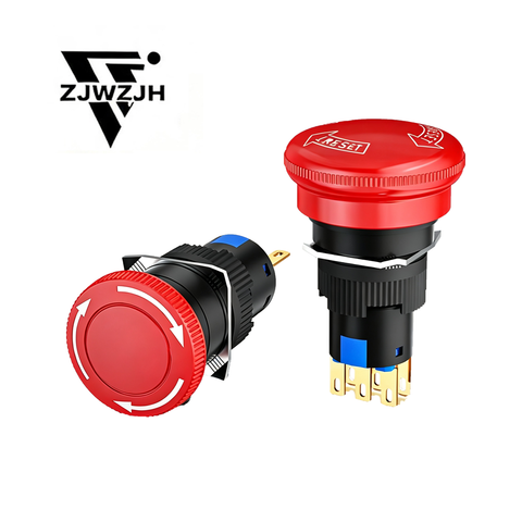 Plastic push button switch