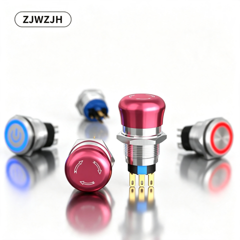 16/19/22mm metal emergency stop switch