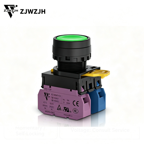 22mm push button switch momentary/latching