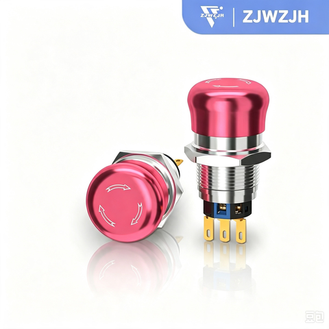 16/19/22mm metal emergency stop switch