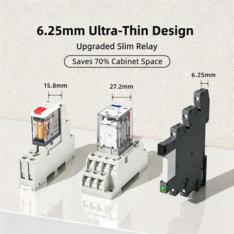 6.25mm thin design Slim interface relay