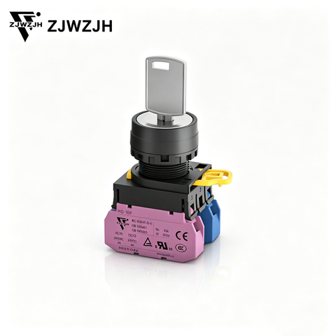 22mm key switch momentary/latching 2positions/3positions