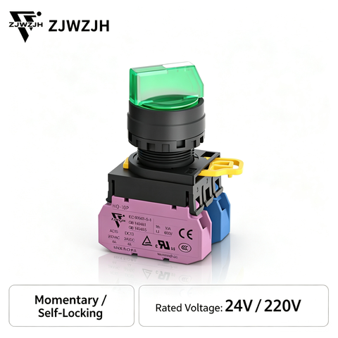 22mm select switch 2positions 3positions on/off