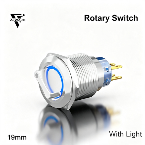 16/19/22mm metal retary switch