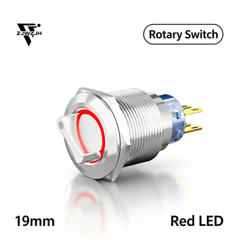 16/19/22mm metal retary switch