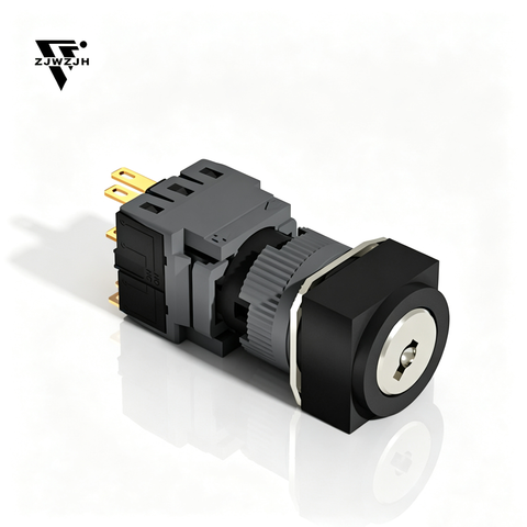 16MM Key switch 2positions/3positions momentary latching