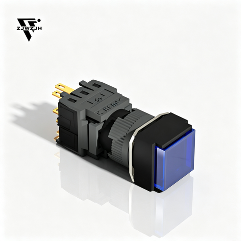 16mm Push Button Switch square head Momentary/Latching F16