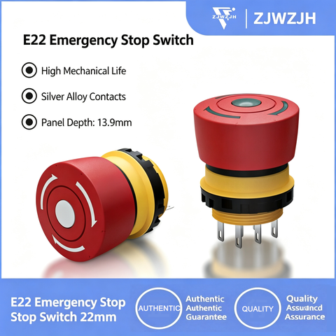 E22 emergency stop switch