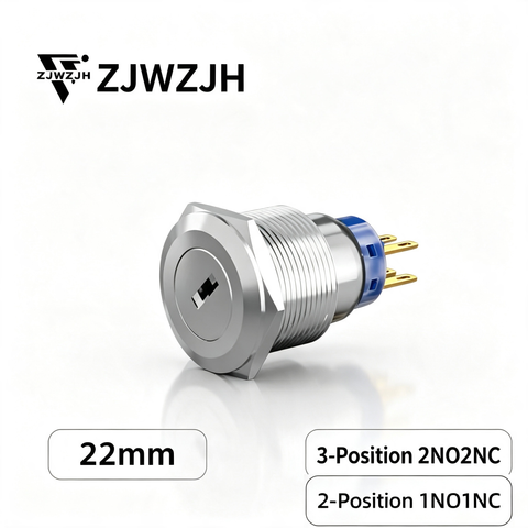 16/19/22mm metal key switch