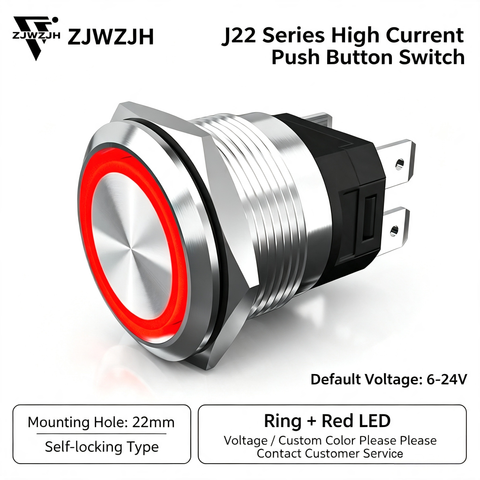22mm metal push button switch