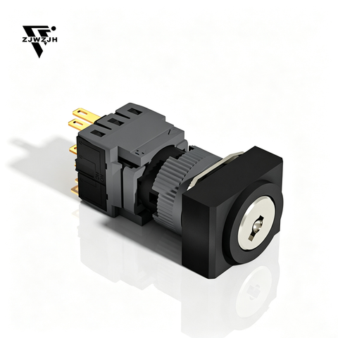 16MM Key switch 2positions/3positions momentary latching