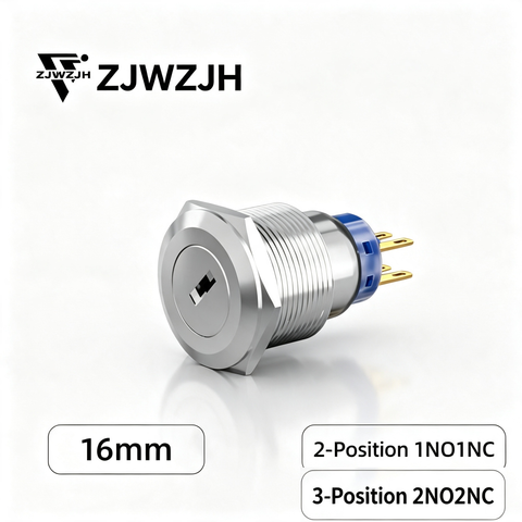 16/19/22mm metal key switch